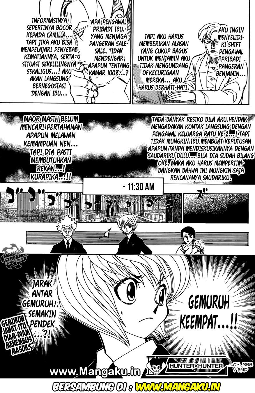 Hunter x Hunter Chapter 388 Gambar 20