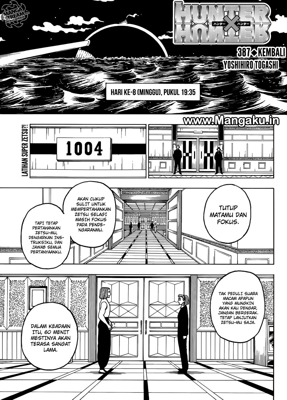 Baca Manga Hunter x Hunter Chapter 387 Gambar 2
