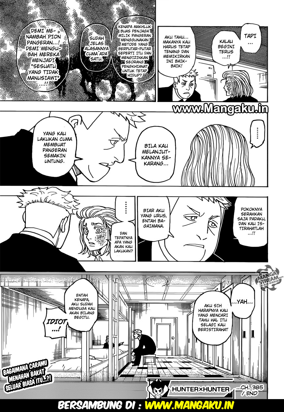 Hunter x Hunter Chapter 385 Gambar 20