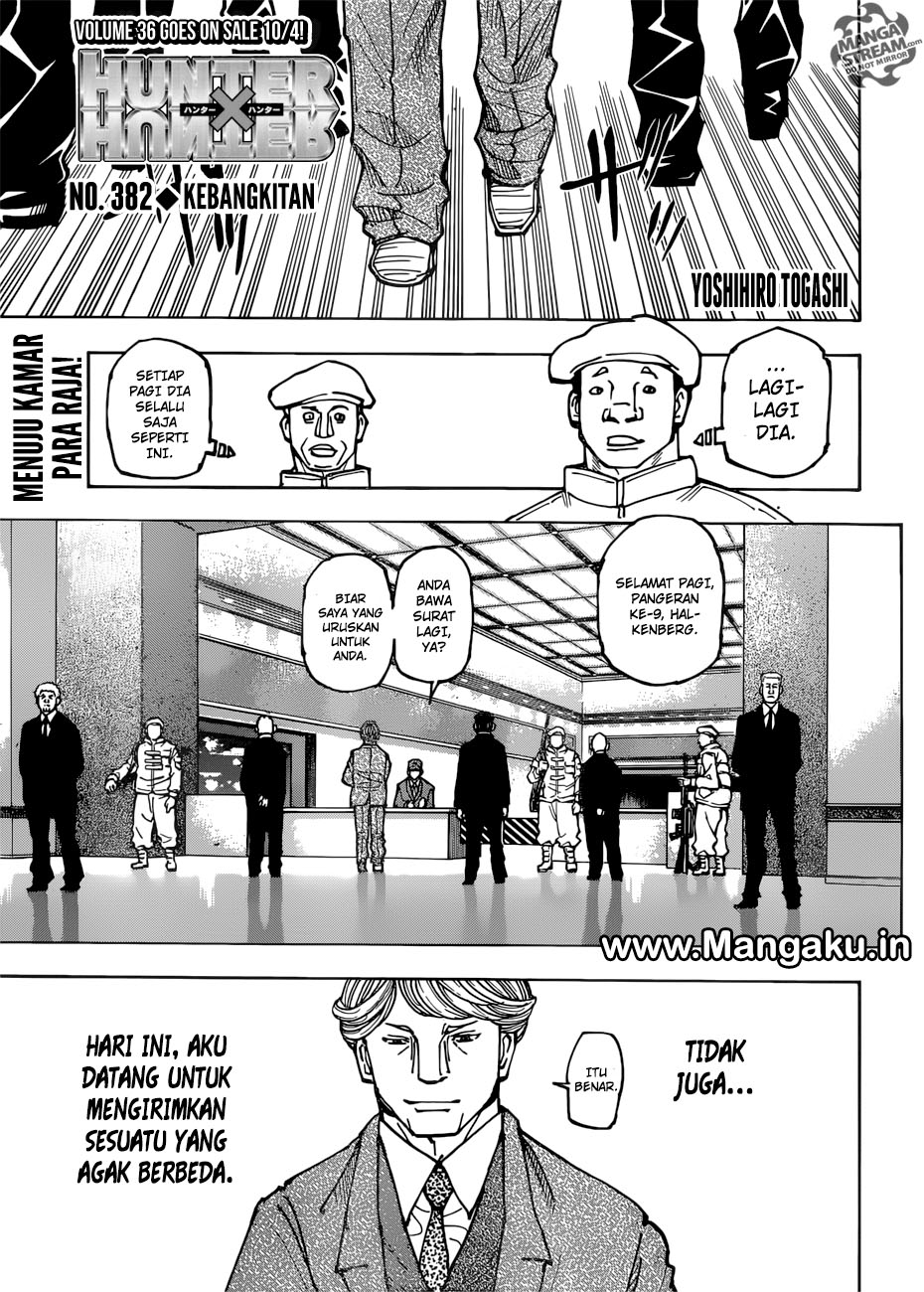 Baca Komik Hunter x Hunter Chapter 382 Gambar 1