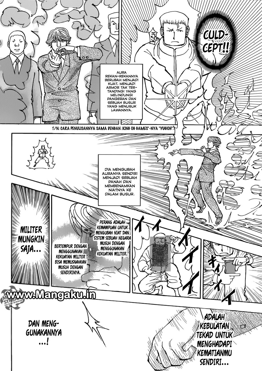 Hunter x Hunter Chapter 382 Gambar 14