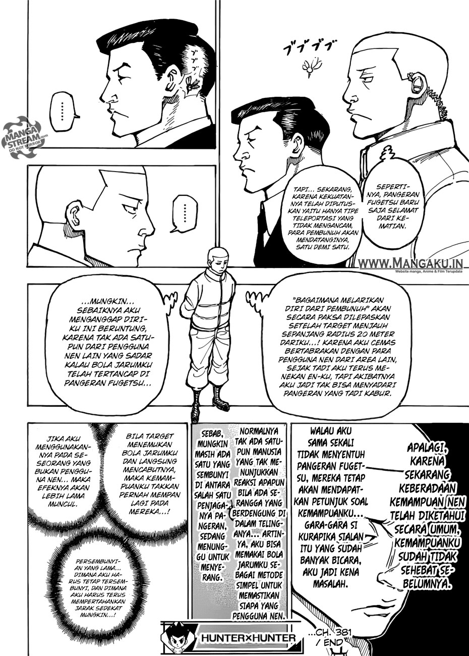 Hunter x Hunter Chapter 381 Gambar 18