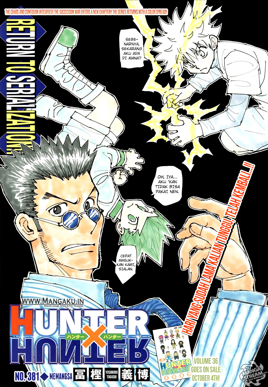 Baca Manga Hunter x Hunter Chapter 381 Gambar 2