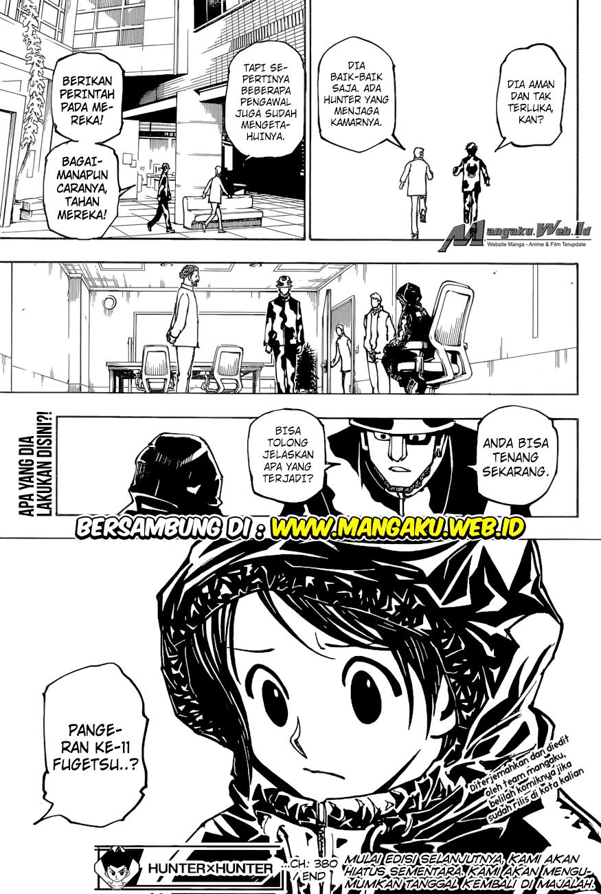 Hunter x Hunter Chapter 380 Gambar 19