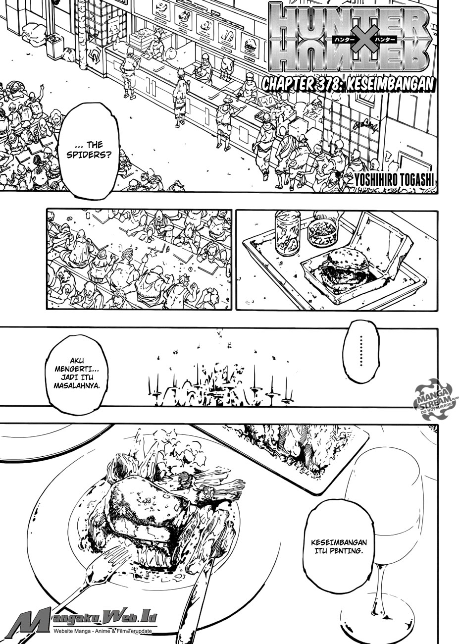 Baca Komik Hunter x Hunter Chapter 378 Gambar 1