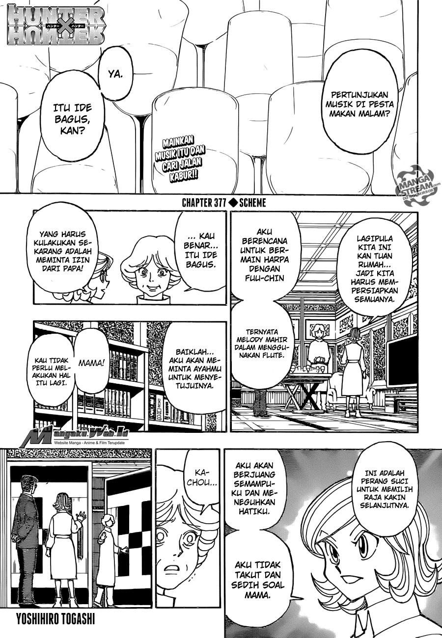 Baca Komik Hunter x Hunter Chapter 377 Gambar 1