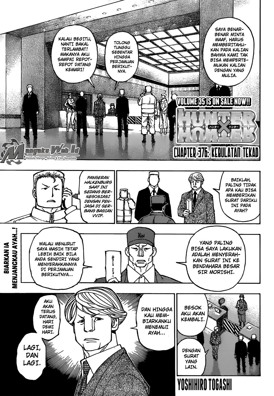 Baca Komik Hunter x Hunter Chapter 376 Gambar 1