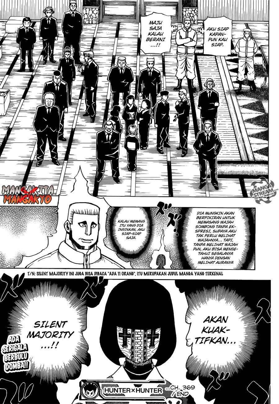 Hunter x Hunter Chapter 369 Gambar 19