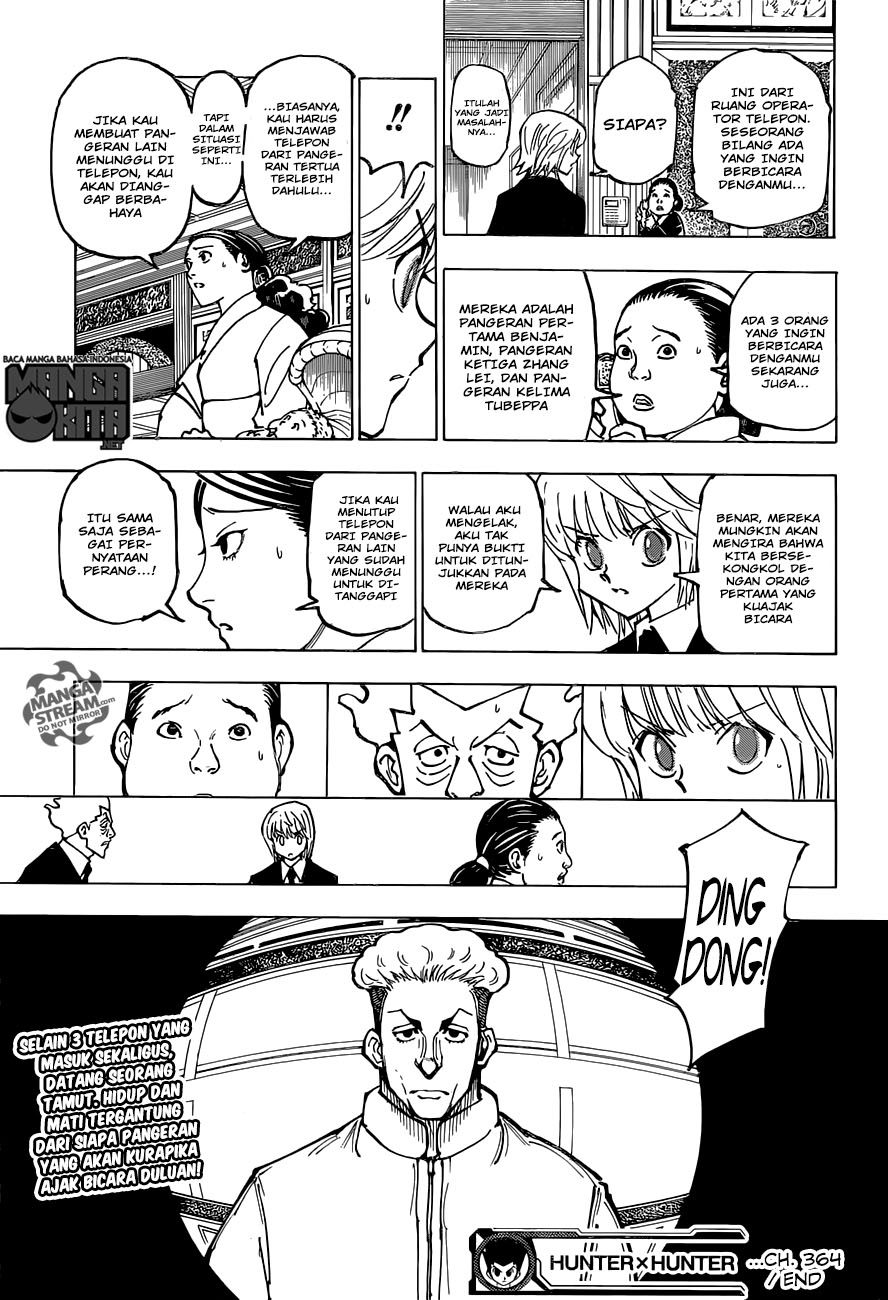 Hunter x Hunter Chapter 364 Gambar 20