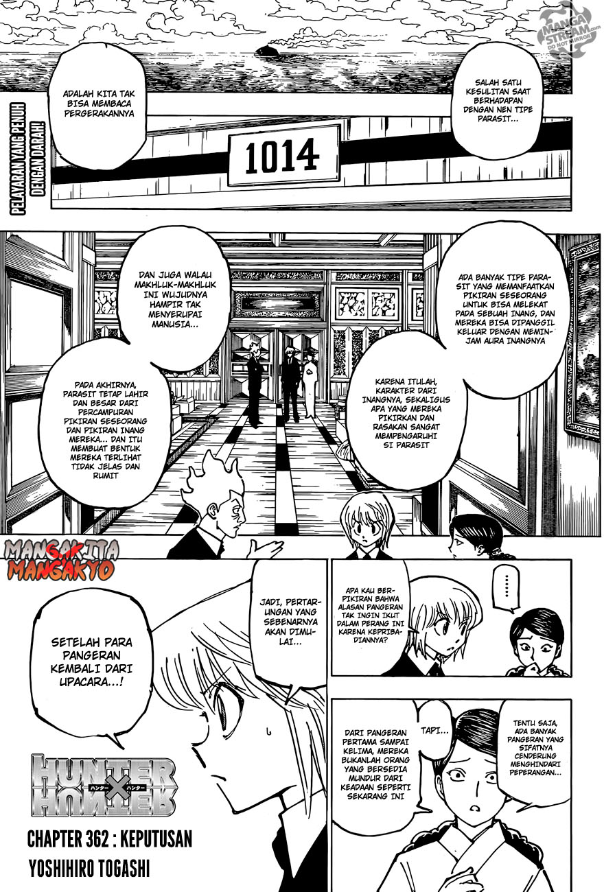 Baca Manga Hunter x Hunter Chapter 362 Gambar 2