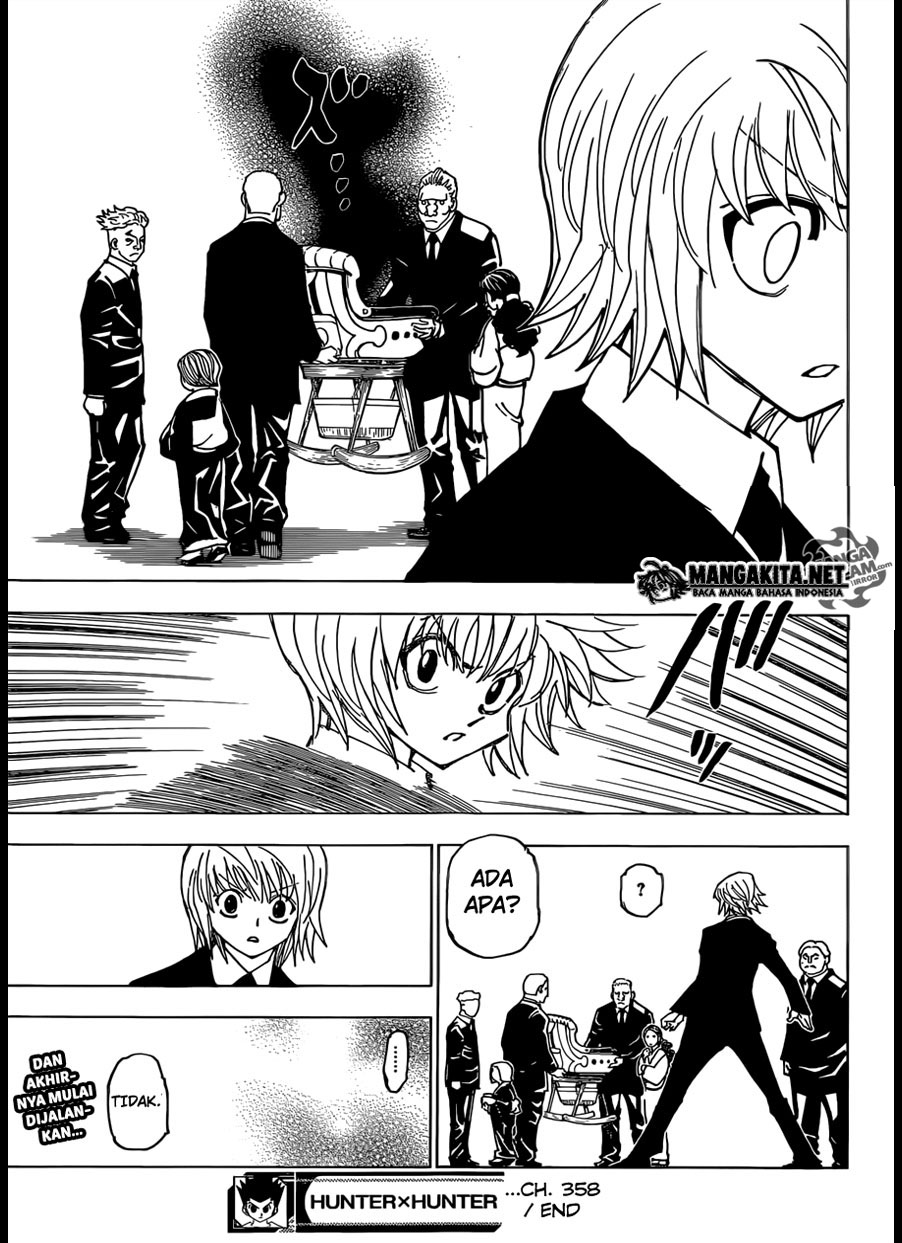 Hunter x Hunter Chapter 358 Gambar 17