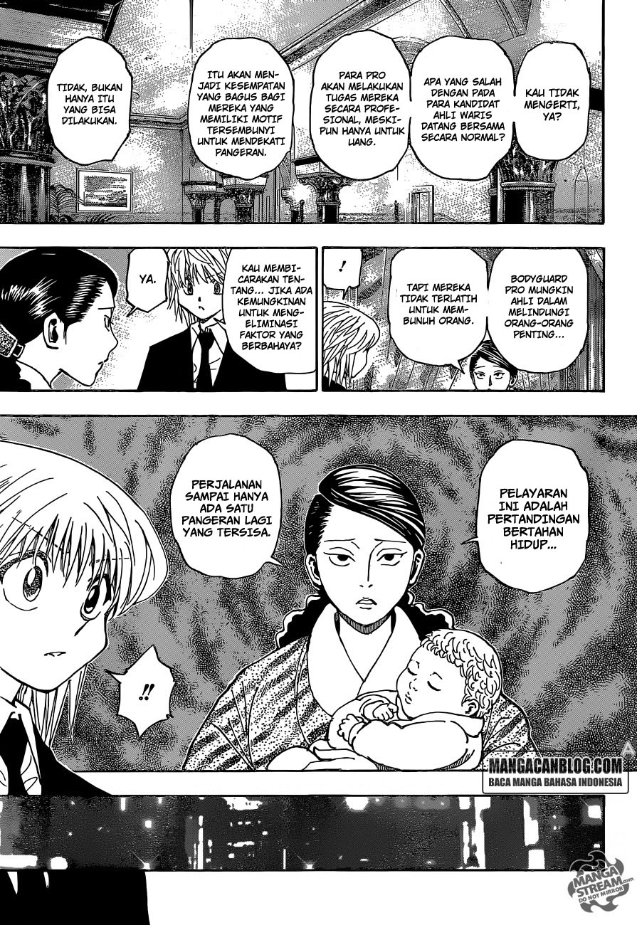 Hunter x Hunter Chapter 350 Gambar 16