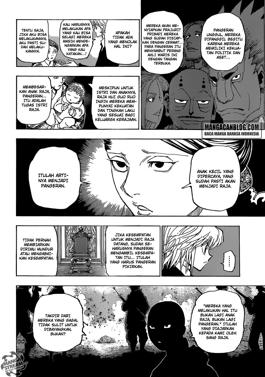 Hunter x Hunter Chapter 350 Gambar 17