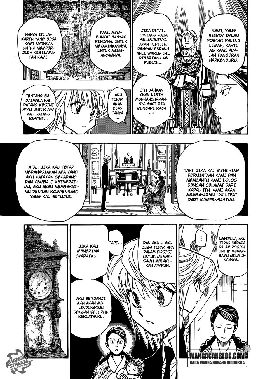 Hunter x Hunter Chapter 350 Gambar 18