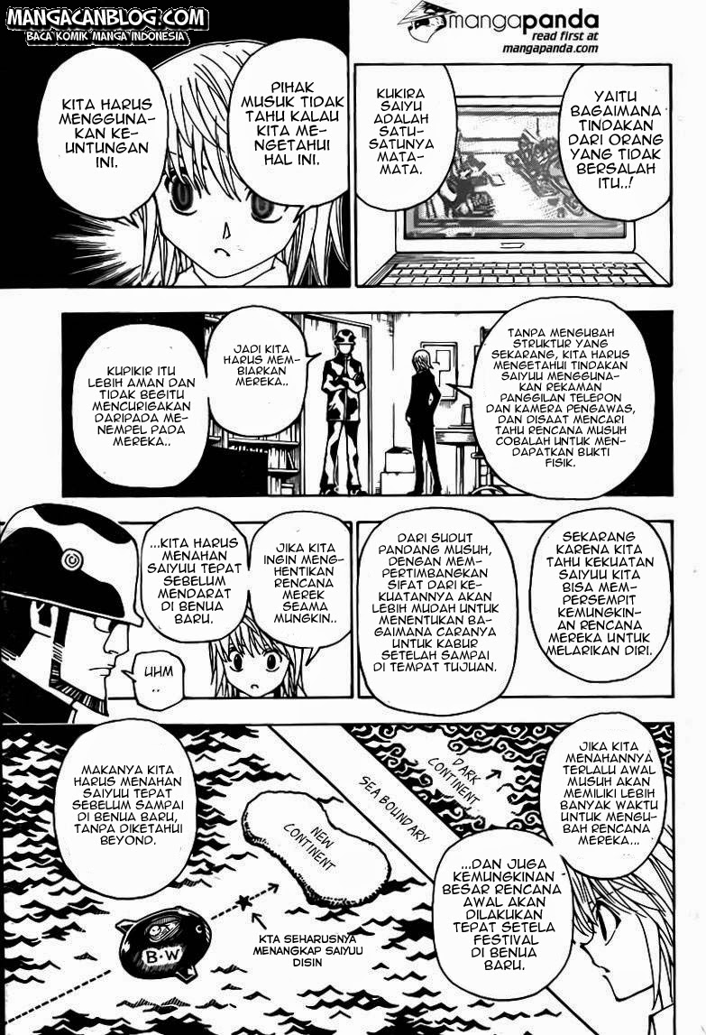 Hunter x Hunter Chapter 349 Gambar 16