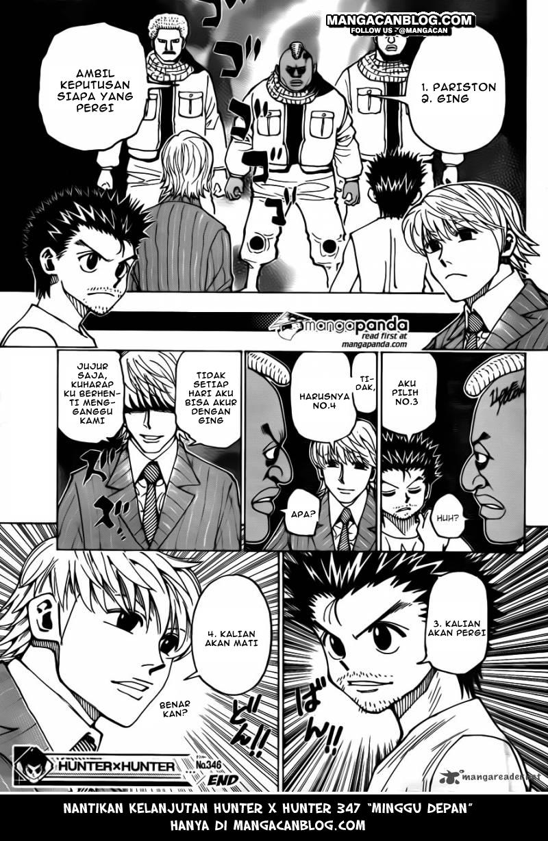 Hunter x Hunter Chapter 346 Gambar 18