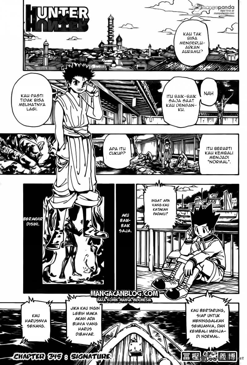 Baca Komik Hunter x Hunter Chapter 345 Gambar 1