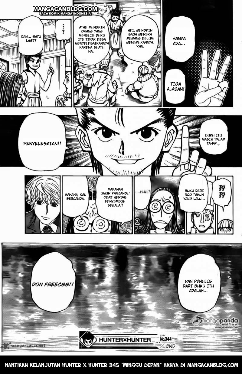 Hunter x Hunter Chapter 344 Gambar 17