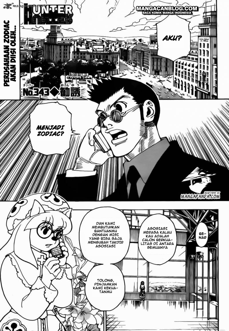 Baca Komik Hunter x Hunter Chapter 343 Gambar 1