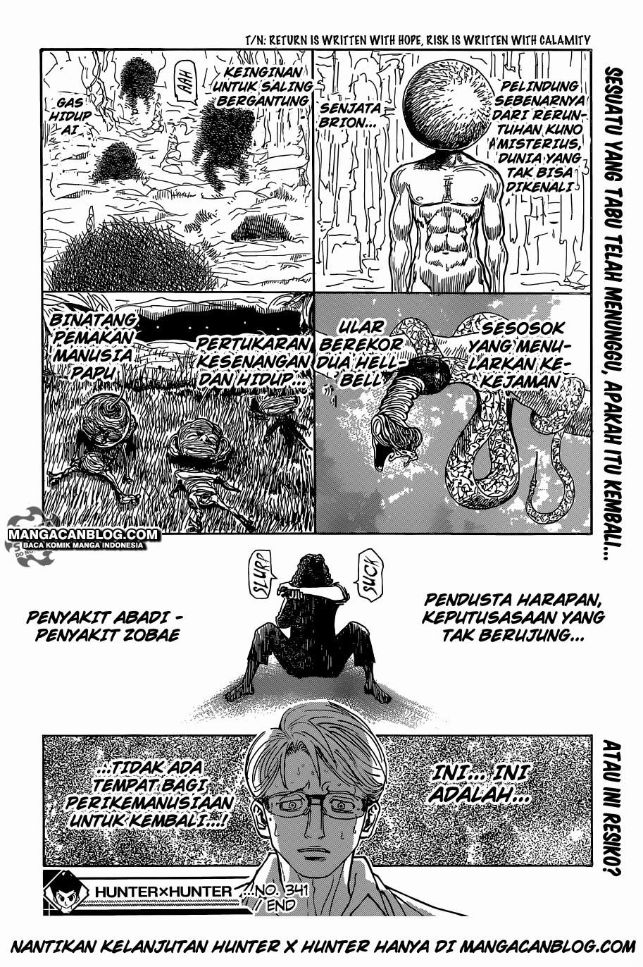 Hunter x Hunter Chapter 341 Gambar 23