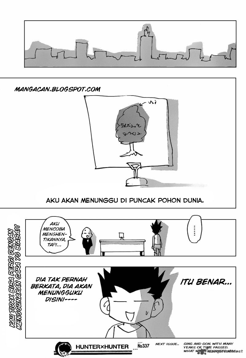 Hunter x Hunter Chapter 337 Gambar 20