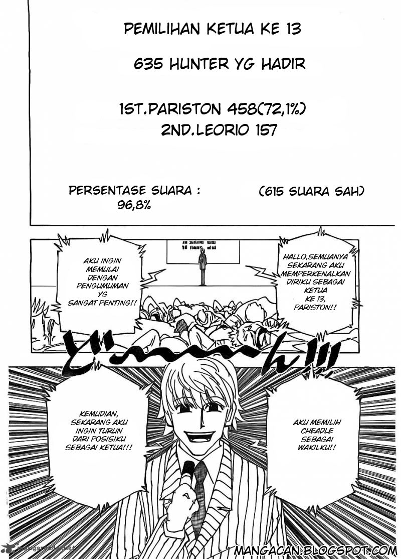 Hunter x Hunter Chapter 335 Gambar 14