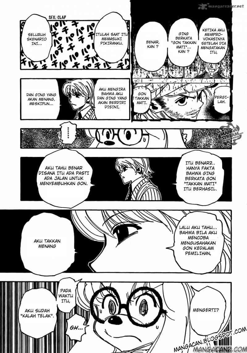 Hunter x Hunter Chapter 334 Gambar 16