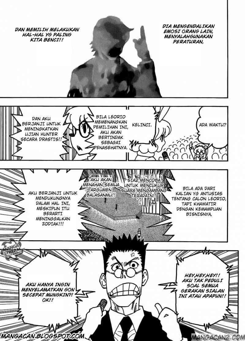 Hunter x Hunter Chapter 334 Gambar 9