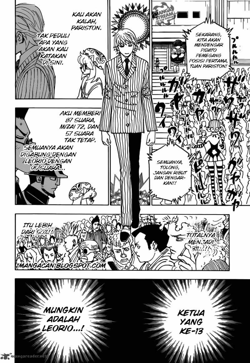 Hunter x Hunter Chapter 332 Gambar 17