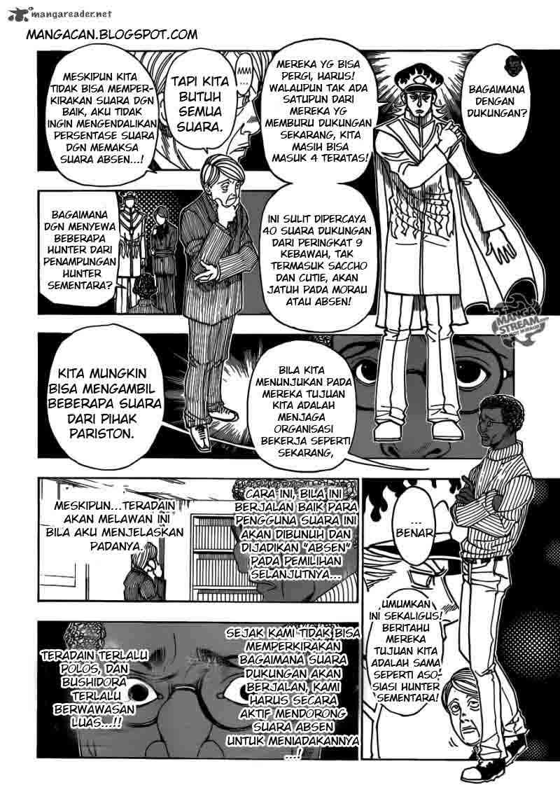 Hunter x Hunter Chapter 329 Gambar 12