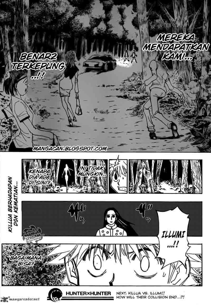 Hunter x Hunter Chapter 329 Gambar 19