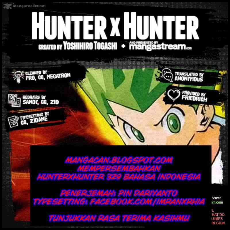 Hunter x Hunter Chapter 329 Gambar 20