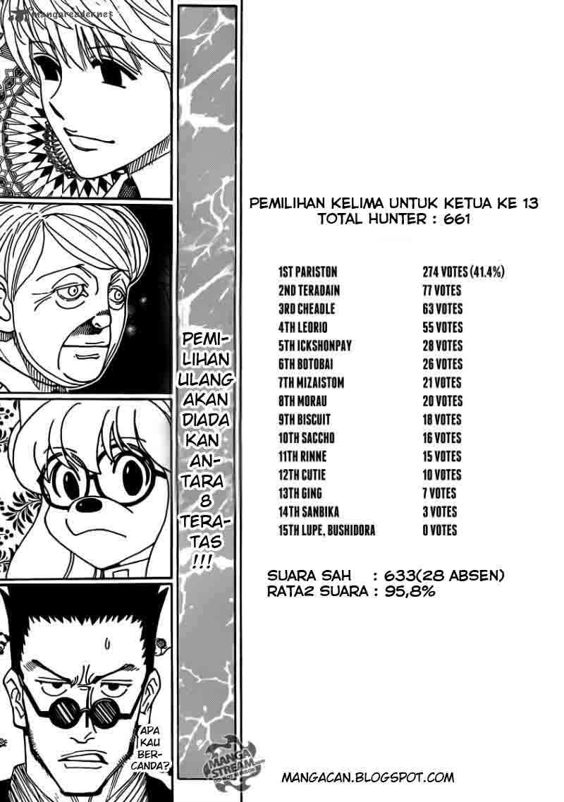 Hunter x Hunter Chapter 329 Gambar 3