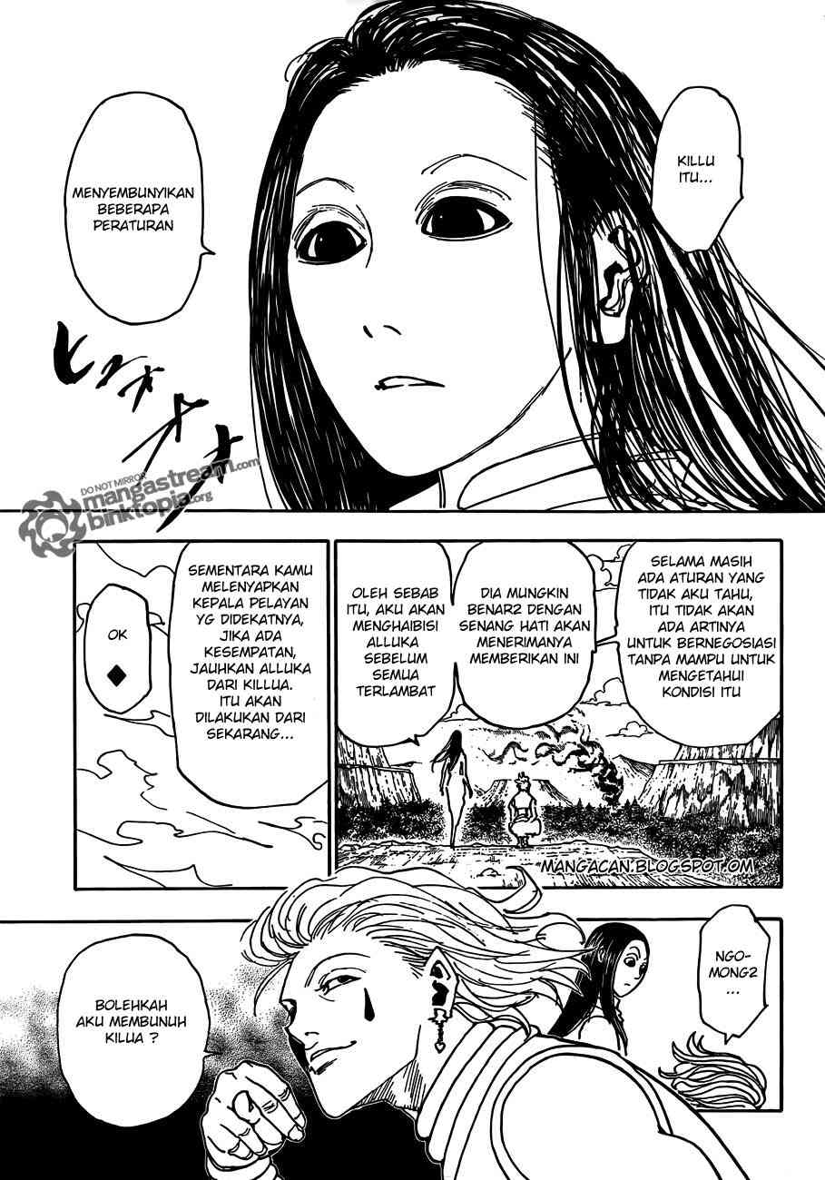 Hunter x Hunter Chapter 326 Gambar 16