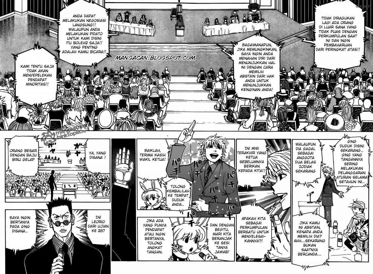 Hunter x Hunter Chapter 325 Gambar 13