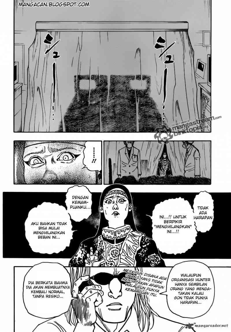 Hunter x Hunter Chapter 325 Gambar 8