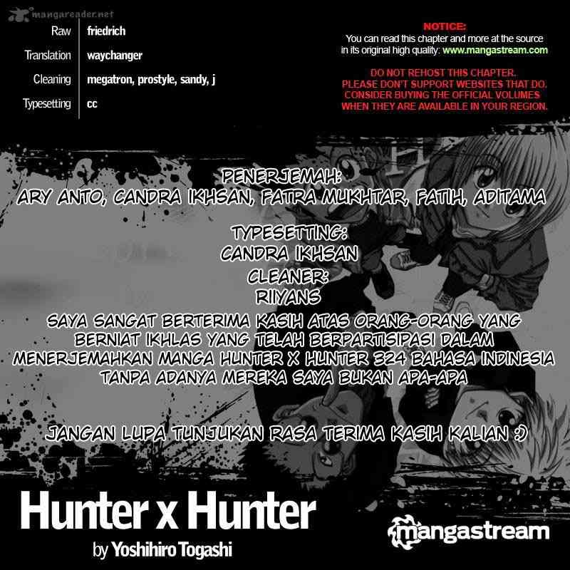 Baca Komik Hunter x Hunter Chapter 324 Gambar 1