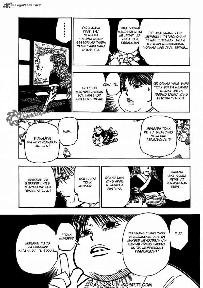 Hunter x Hunter Chapter 324 Gambar 4