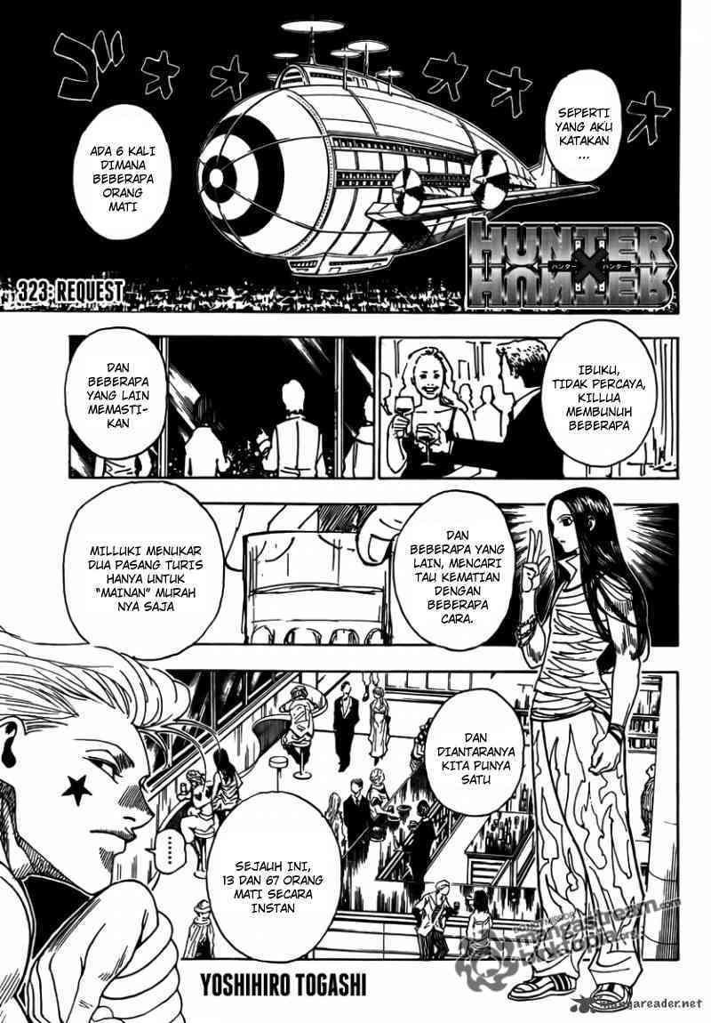 Baca Komik Hunter x Hunter Chapter 323 Gambar 1