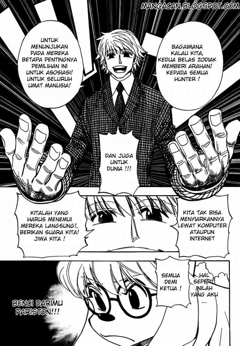 Hunter x Hunter Chapter 323 Gambar 17