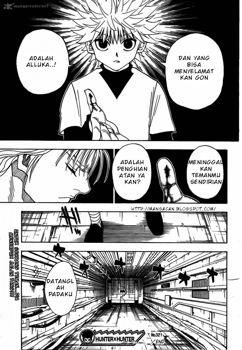 Hunter x Hunter Chapter 321 Gambar 19