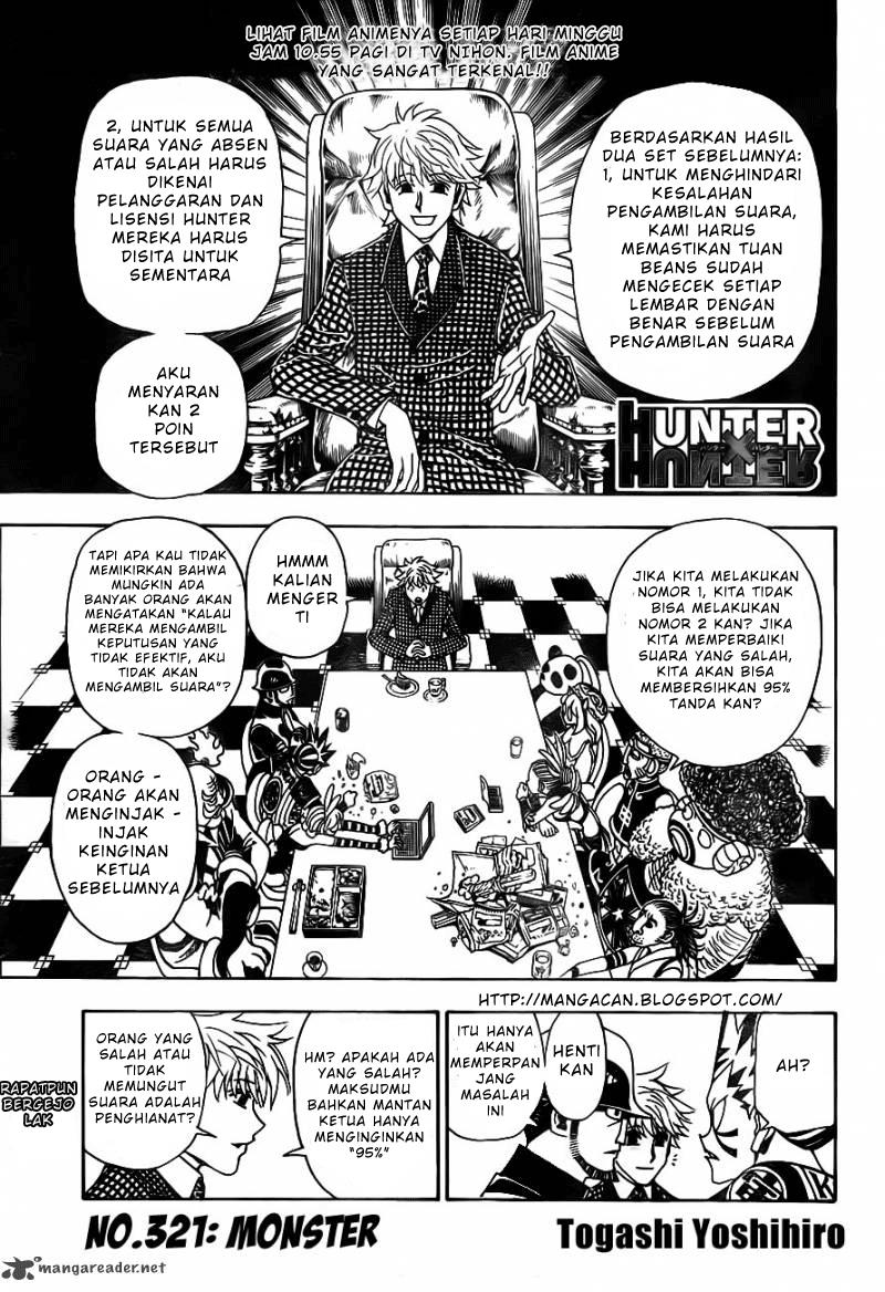 Baca Manga Hunter x Hunter Chapter 321 Gambar 2