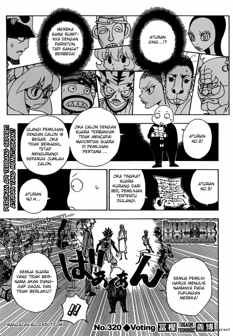 Baca Komik Hunter x Hunter Chapter 320 Gambar 1