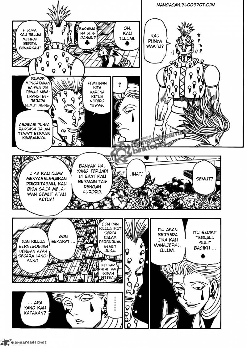 Hunter x Hunter Chapter 320 Gambar 13