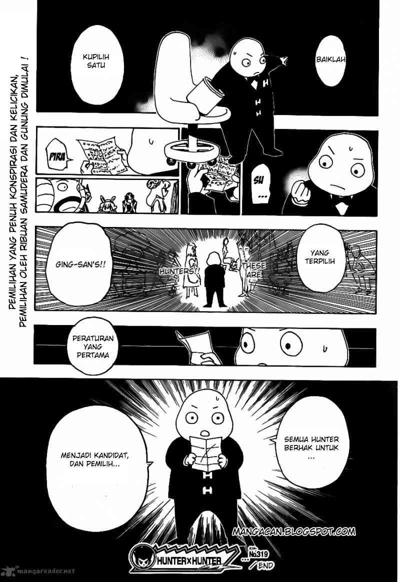 Hunter x Hunter Chapter 319 Gambar 17