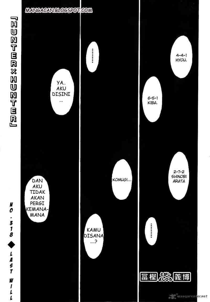 Baca Komik Hunter x Hunter Chapter 318 Gambar 1