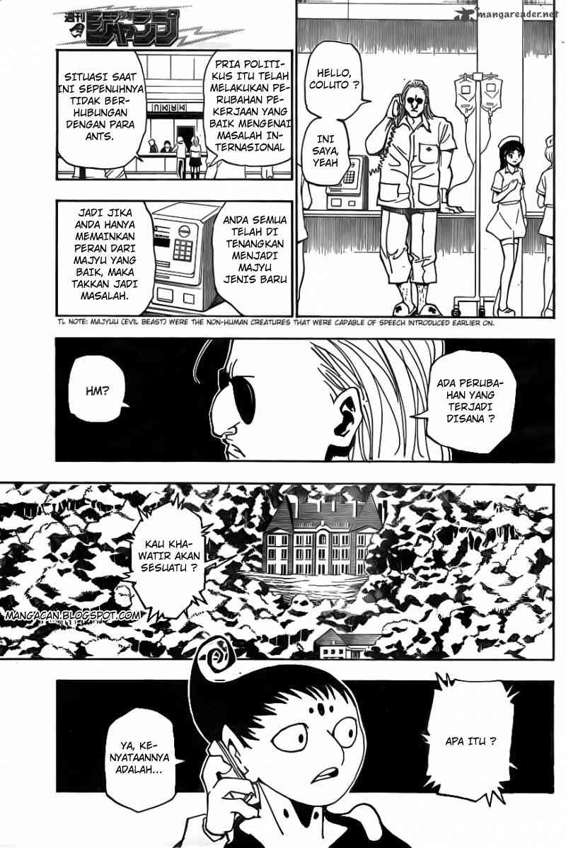 Hunter x Hunter Chapter 316 Gambar 5