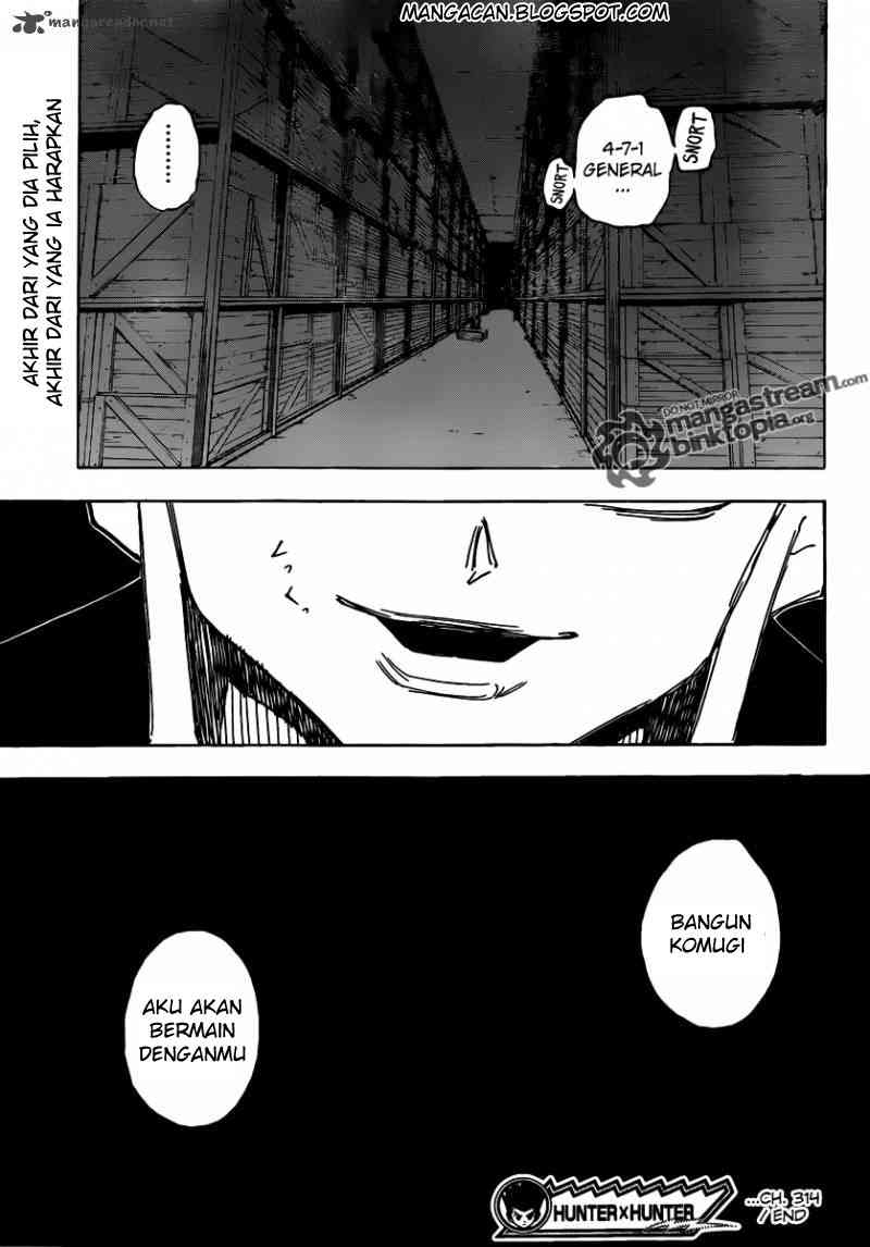 Hunter x Hunter Chapter 314 Gambar 18