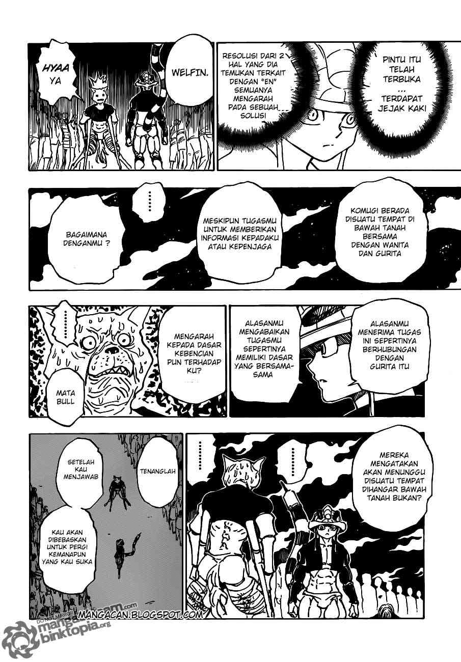 Hunter x Hunter Chapter 313 Gambar 12