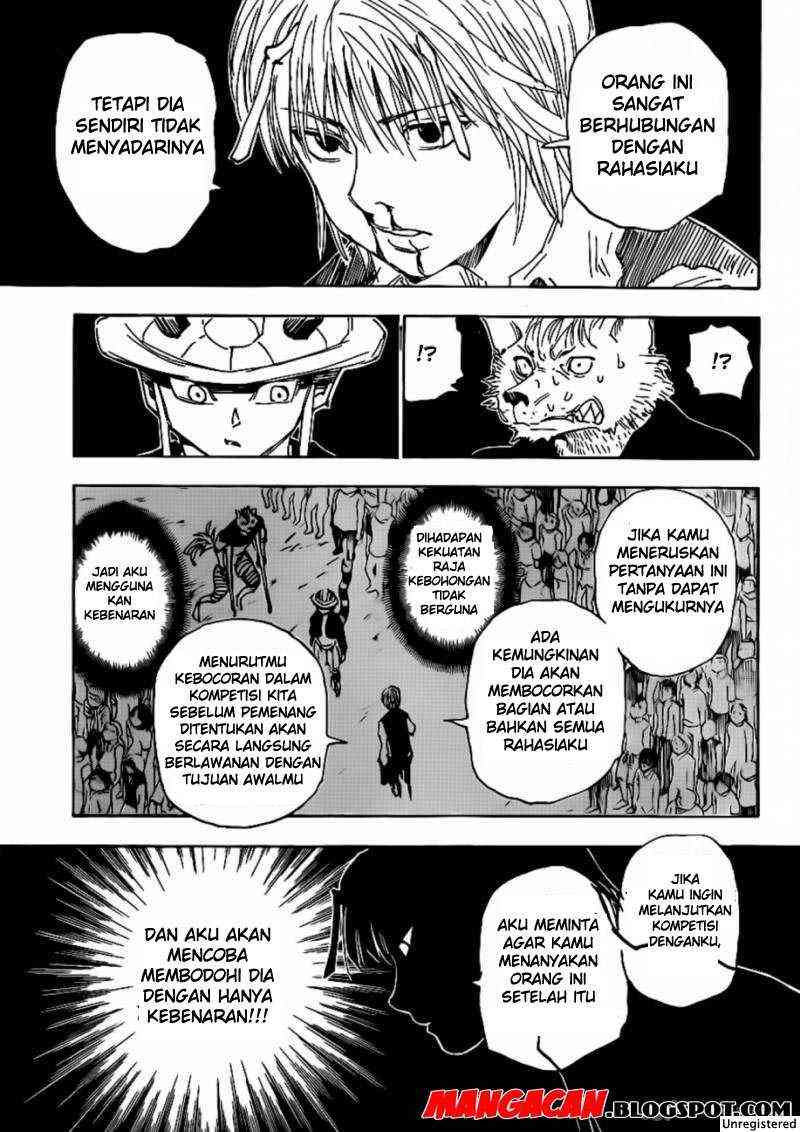 Hunter x Hunter Chapter 312 Gambar 16